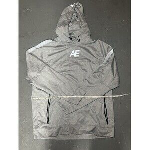 American Eagle Pullover Hoodie T-Shirt Men’s XL REFLECTIVE Gray With Pockets